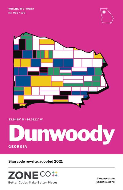 Poster: Dunwoody, Georgia