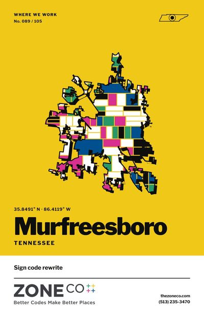 Poster: Murfreesboro, Tennessee